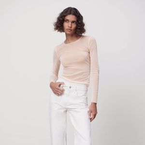 Zara Long Sleeve Transparent Top